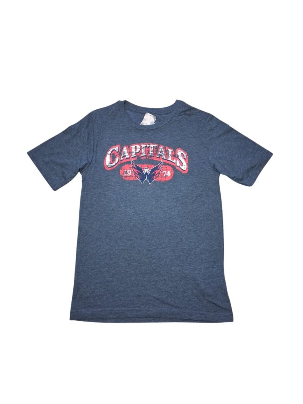 NHL Washington Capitals Graphic T-Shirt Men's S Gray Short Sleeve